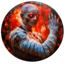 8" The Mummy Acrylic Sun Catcher